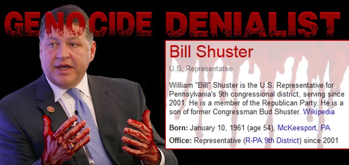 Genocide Denialist Bill Shuster