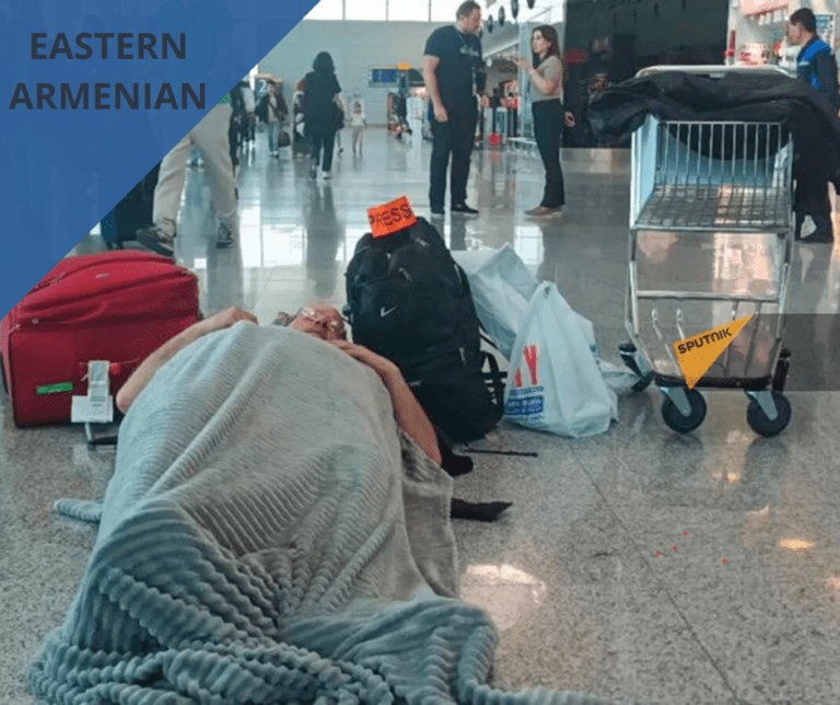 Eastern Armenian – Փաշինյանի ձեռքերը կթաթախվեն արյան մեջ, եթե ֆրանսահայը մահանա Երևանի օդանավակայանում